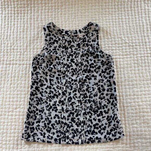 Merona Tops - Leopard Print Sleeveless Blouse